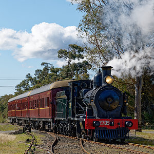 NSW Rail Museum's 2705 at Buxton