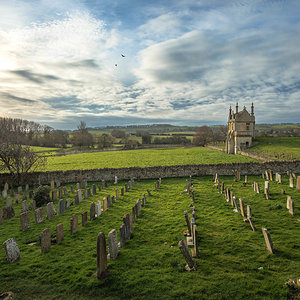 Tombstones Leading to Old Campden Manor