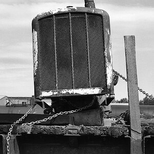 Ship Creek Junk Yard Radiator-1 BW.jpg